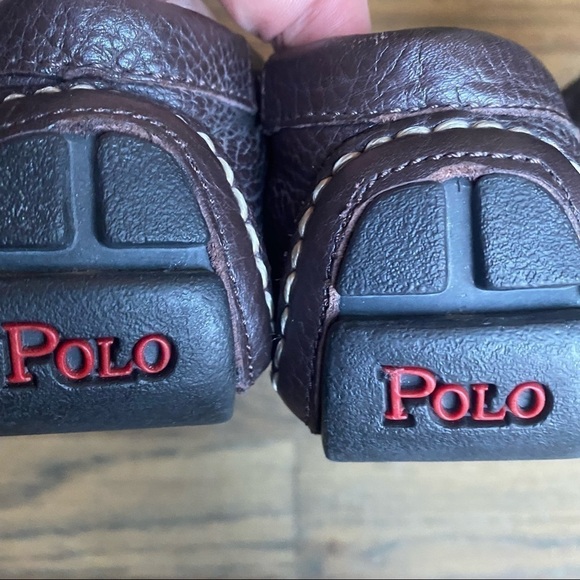 Polo Ralph Lauren Terence Venetian pebbled leather driving loafer 8D